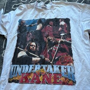 Undertaker Kane Shirt WWE XL Do Not Disturb Wrestlemania 14